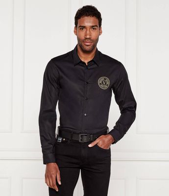 Koszula męska casual Versace Jeans Couture ze sklepu: Gomez Fashion Store w kategorii: Koszule męskie - zdjęcie 874714-BD9-10338_VR255M000042899