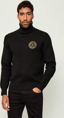 Sweter męski casualowy na zimę Versace Jeans Couture ze sklepu: Gomez Fashion Store w kategorii: Swetry męskie - zdjęcie 874714-BD9-10338_VR255M000059A06