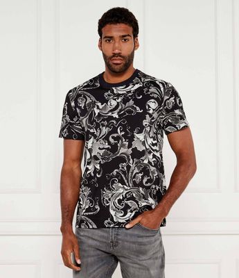 Versace Jeans Couture - T-shirt męski na wiosnę ze sklepu: Gomez Fashion Store w kategorii: T-shirty męskie - zdjęcie 874714-BD9-10338_VR255M000060899