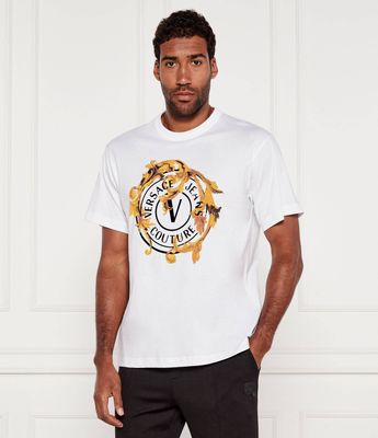T-shirt męski Versace Jeans Couture ze sklepu: Gomez Fashion Store w kategorii: T-shirty męskie - zdjęcie 874714-BD9-10338_VR255M000063A10