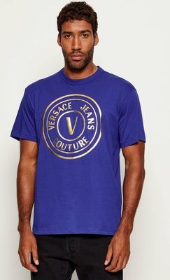 Versace Jeans Couture - T-shirt męski ze sklepu: Gomez Fashion Store w kategorii: T-shirty męskie - zdjęcie 874714-BD9-10338_VR255M000038A41