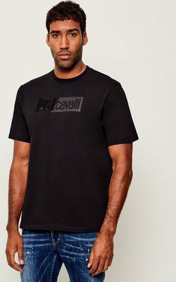 T-shirt męski wiosenny Just Cavalli ze sklepu: Gomez Fashion Store w kategorii: T-shirty męskie - zdjęcie 874714-BD9-10338_CA255M000041899