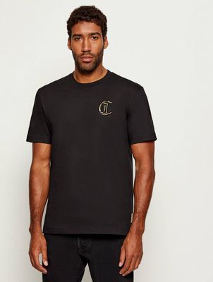 T-shirt męski na wiosnę Just Cavalli ze sklepu: Gomez Fashion Store w kategorii: T-shirty męskie - zdjęcie 874714-BD9-10338_CA255M000043899