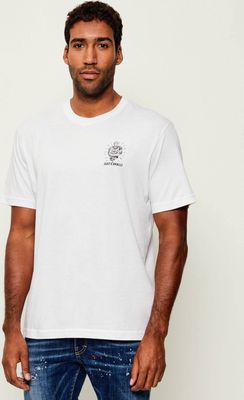 T-shirt męski na wiosnę Just Cavalli ze sklepu: Gomez Fashion Store w kategorii: T-shirty męskie - zdjęcie 874714-BD9-10338_CA255M000045005