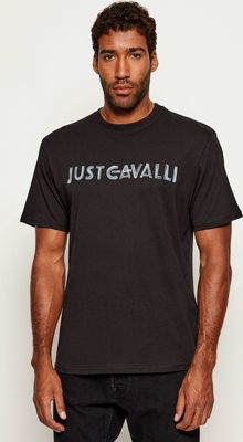 T-shirt męski na wiosnę Just Cavalli ze sklepu: Gomez Fashion Store w kategorii: T-shirty męskie - zdjęcie 874714-BD9-10338_CA255M000048899