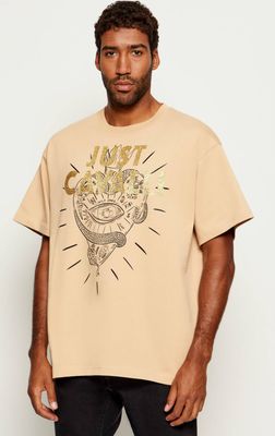 T-shirt męski wiosenny Just Cavalli ze sklepu: Gomez Fashion Store w kategorii: T-shirty męskie - zdjęcie 874714-BD9-10338_CA255M000054987