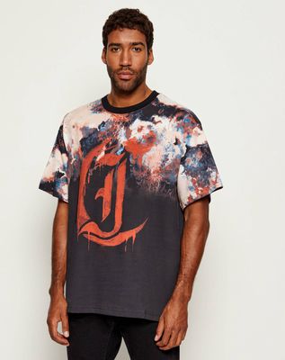 T-shirt męski Just Cavalli ze sklepu: Gomez Fashion Store w kategorii: T-shirty męskie - zdjęcie 874714-BD9-10338_CA255M000056990