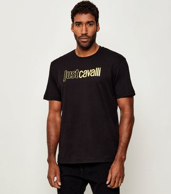 T-shirt męski młodzieżowy Just Cavalli ze sklepu: Gomez Fashion Store w kategorii: T-shirty męskie - zdjęcie 874714-BD9-10338_CA255M000061899