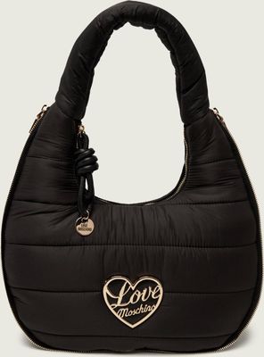 Torebka hobo elegancki Love Moschino ze sklepu: Gomez Fashion Store w kategorii: Torebki hobo - zdjęcie 874714-BD9-10338_LM255W000030001