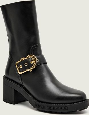 Love Moschino - Botki jesienne ze sklepu: Gomez Fashion Store w kategorii: Botki - zdjęcie 874714-BD9-10338_LM255W000054000