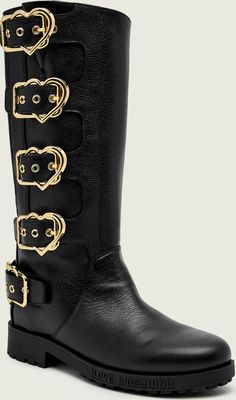 Kozaki damskie na zimę Love Moschino ze sklepu: Gomez Fashion Store w kategorii: Kozaki damskie - zdjęcie 874714-BD9-10338_LM255W000060000