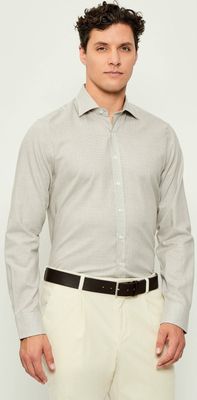 Koszula męska z klasycznym kołnierzykiem Oscar Jacobson ze sklepu: Gomez Fashion Store w kategorii: Koszule męskie - zdjęcie 874714-BD9-10338_OJ255M000001099