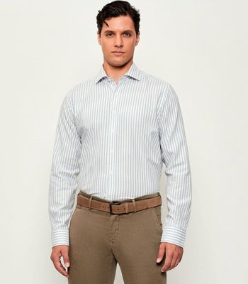 Koszula męska Oscar Jacobson ze sklepu: Gomez Fashion Store w kategorii: Koszule męskie - zdjęcie 874714-BD9-10338_OJ255M000002085