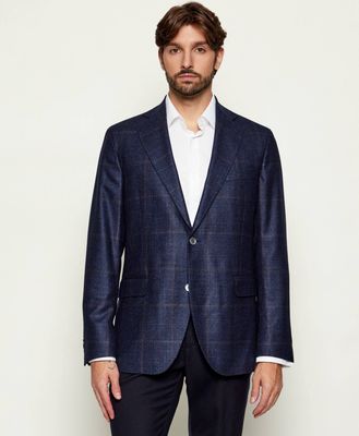 Marynarka męska elegancka Oscar Jacobson ze sklepu: Gomez Fashion Store w kategorii: Marynarki męskie - zdjęcie 874714-BD9-10338_OJ255M000008103