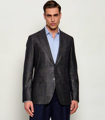 Marynarka męska jesienna Oscar Jacobson ze sklepu: Gomez Fashion Store w kategorii: Marynarki męskie - zdjęcie 874714-BD9-10338_OJ255M000008104