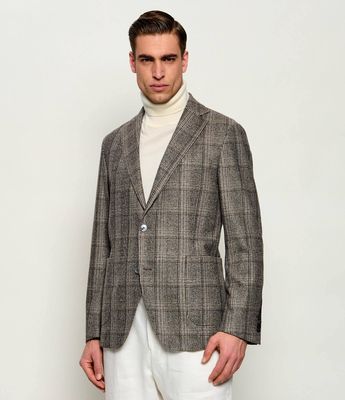 Oscar Jacobson - Marynarka męska elegancka jesienna ze sklepu: Gomez Fashion Store w kategorii: Marynarki męskie - zdjęcie 874714-BD9-10338_OJ255M000014055