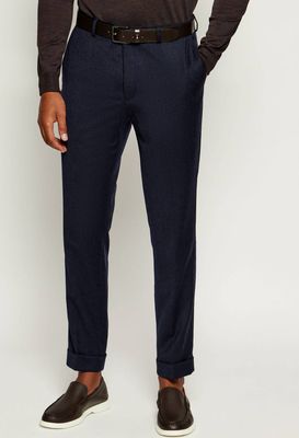 Spodnie męskie casual na jesień Oscar Jacobson ze sklepu: Gomez Fashion Store w kategorii: Spodnie męskie - zdjęcie 874714-BD9-10338_OJ255M000022045