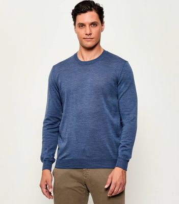 Sweter męski casualowy Oscar Jacobson ze sklepu: Gomez Fashion Store w kategorii: Swetry męskie - zdjęcie 874714-BD9-10338_OJ255M000023018