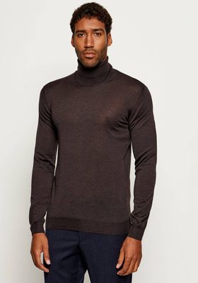Oscar Jacobson - Sweter męski na zimę ze sklepu: Gomez Fashion Store w kategorii: Swetry męskie - zdjęcie 874714-BD9-10338_OJ255M000024075