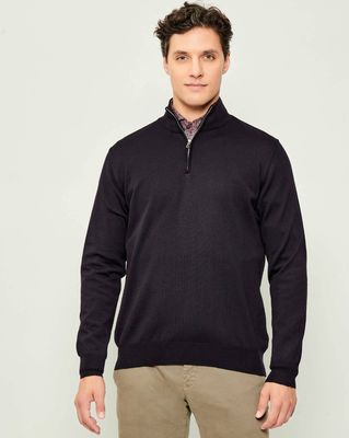 Sweter męski Oscar Jacobson ze sklepu: Gomez Fashion Store w kategorii: Swetry męskie - zdjęcie 874714-BD9-10338_OJ255M000025039