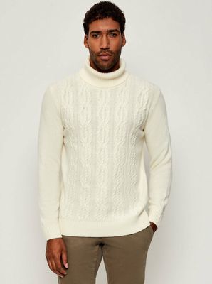 Sweter męski Oscar Jacobson ze sklepu: Gomez Fashion Store w kategorii: Swetry męskie - zdjęcie 874714-BD9-10338_OJ255M000027073