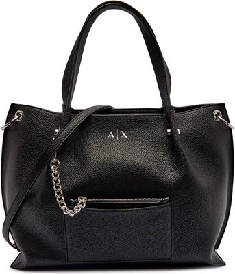 Shopper bag elegancka Armani Exchange ze sklepu: Gomez Fashion Store w kategorii: Torby Shopper bag - zdjęcie 874714-BD9-10338_AX255W000004H50