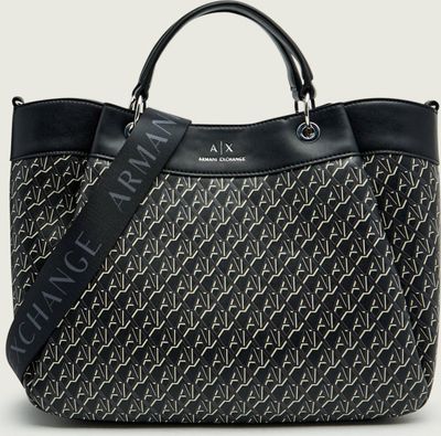 Shopper bag elegancka Armani Exchange ze sklepu: Gomez Fashion Store w kategorii: Torby Shopper bag - zdjęcie 874714-BD9-10338_AX255W000014H21