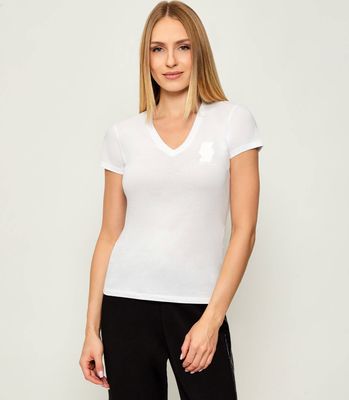 Armani Exchange - Bluzka damska wiosenna casualowa ze sklepu: Gomez Fashion Store w kategorii: Bluzki damskie - zdjęcie 874714-BD9-10338_AX255W000058H55