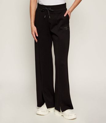 Spodnie damskie jesienne Armani Exchange ze sklepu: Gomez Fashion Store w kategorii: Spodnie damskie - zdjęcie 874714-BD9-10338_AX255W000061H50