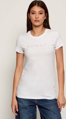Bluzka damska młodzieżowa Armani Exchange ze sklepu: Gomez Fashion Store w kategorii: Bluzki damskie - zdjęcie 874714-BD9-10338_AX255W000066H55