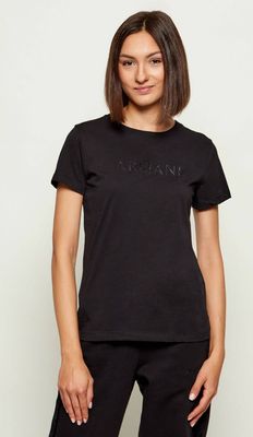 Bluzka damska na wiosnę casual Armani Exchange ze sklepu: Gomez Fashion Store w kategorii: Bluzki damskie - zdjęcie 874714-BD9-10338_AX255W000073H50