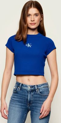 Bluzka damska casual Calvin Klein Jeans ze sklepu: Gomez Fashion Store w kategorii: Bluzki damskie - zdjęcie 874714-BD9-10338_CJ255W000001A83
