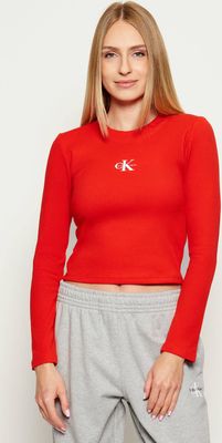 Bluzka damska jesienna Calvin Klein Jeans ze sklepu: Gomez Fashion Store w kategorii: Bluzki damskie - zdjęcie 874714-BD9-10338_CJ255W000005Y01