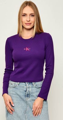 Calvin Klein Jeans - Bluzka damska na jesień ze sklepu: Gomez Fashion Store w kategorii: Bluzki damskie - zdjęcie 874714-BD9-10338_CJ255W000005Y02