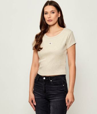Bluzka damska Calvin Klein Jeans ze sklepu: Gomez Fashion Store w kategorii: Bluzki damskie - zdjęcie 874714-BD9-10338_CJ255W000012Y12
