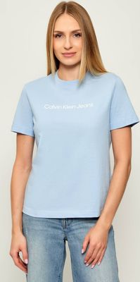 Bluzka damska młodzieżowa casual Calvin Klein Jeans ze sklepu: Gomez Fashion Store w kategorii: Bluzki damskie - zdjęcie 874714-BD9-10338_CJ255W000019Y17