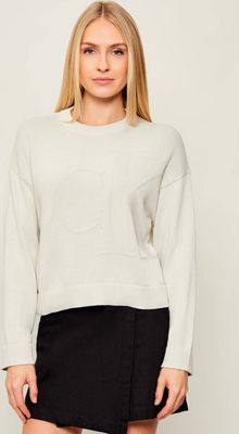 Sweter damski zimowy casual Calvin Klein Jeans ze sklepu: Gomez Fashion Store w kategorii: Swetry damskie - zdjęcie 874714-BD9-10338_CJ255W000028W15