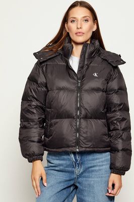 Calvin Klein Jeans - Kurtka damska jesienna ze sklepu: Gomez Fashion Store w kategorii: Kurtki damskie - zdjęcie 874714-BD9-10338_CJ255W000035C64