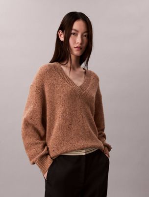 Sweter damski na zimę Calvin Klein Jeans ze sklepu: Gomez Fashion Store w kategorii: Swetry damskie - zdjęcie 874714-BD9-10338_CJ255W000053Y38