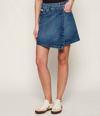Spódnica na wiosnę Calvin Klein Jeans ze sklepu: Gomez Fashion Store w kategorii: Spódnice - zdjęcie 874714-BD9-10338_CJ255W000069Y45