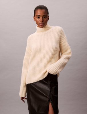 Sweter damski Calvin Klein Jeans ze sklepu: Gomez Fashion Store w kategorii: Swetry damskie - zdjęcie 874714-BD9-10338_CJ255W000075B77