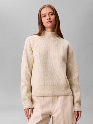 Sweter damski Calvin Klein Jeans ze sklepu: Gomez Fashion Store w kategorii: Swetry damskie - zdjęcie 874714-BD9-10338_CJ255W000076B40