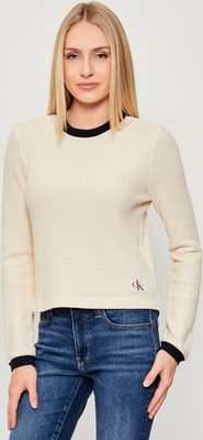 Bluzka damska casualowa Calvin Klein Jeans ze sklepu: Gomez Fashion Store w kategorii: Bluzki damskie - zdjęcie 874714-BD9-10338_CJ255W000080Y52