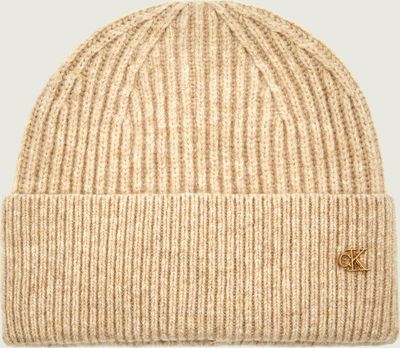 Calvin Klein - Czapka zimowa damska ze sklepu: Gomez Fashion Store w kategorii: Czapki zimowe damskie - zdjęcie 874714-BD9-10338_CK255U000005D59