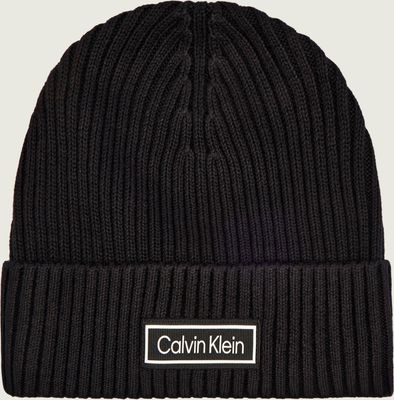 Czapka zimowa damska Calvin Klein ze sklepu: Gomez Fashion Store w kategorii: Czapki zimowe damskie - zdjęcie 874714-BD9-10338_CK255U000007544