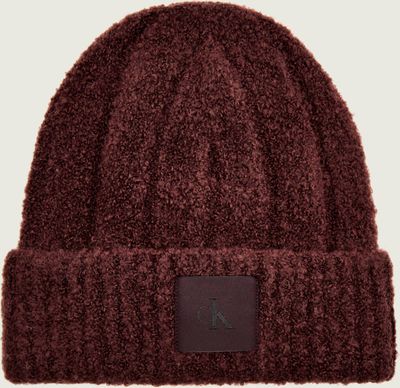 Czapka zimowa damska Calvin Klein ze sklepu: Gomez Fashion Store w kategorii: Czapki zimowe damskie - zdjęcie 874714-BD9-10338_CK255W000013D63