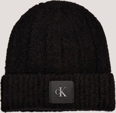 Czapka zimowa damska Calvin Klein ze sklepu: Gomez Fashion Store w kategorii: Czapki zimowe damskie - zdjęcie 874714-BD9-10338_CK255U000009544