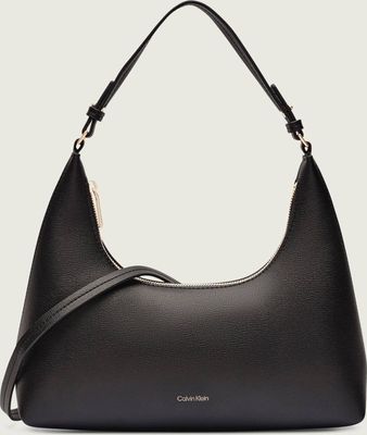 Calvin Klein - Torebka hobo elegancki ze sklepu: Gomez Fashion Store w kategorii: Torebki hobo - zdjęcie 874714-BD9-10338_CK255W000050332