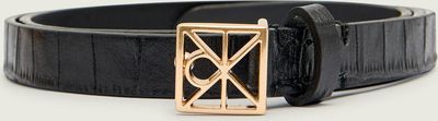 Pasek Calvin Klein ze sklepu: Gomez Fashion Store w kategorii: Paski damskie - zdjęcie 874714-BD9-10338_CK255W000087D80