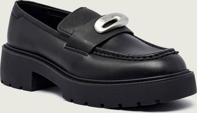Półbuty damskie na jesień Calvin Klein ze sklepu: Gomez Fashion Store w kategorii: Półbuty damskie - zdjęcie 874714-BD9-10338_CK255W000133A23